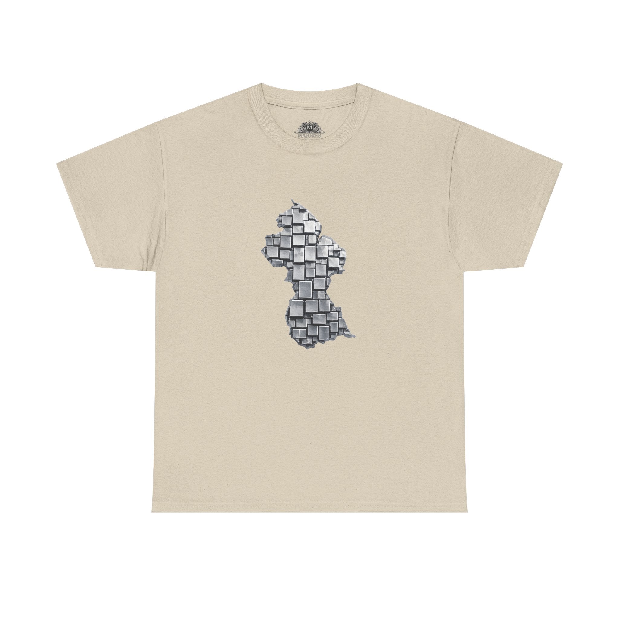 Guyana Geometric Map T-Shirt — Mineral Heritage Design