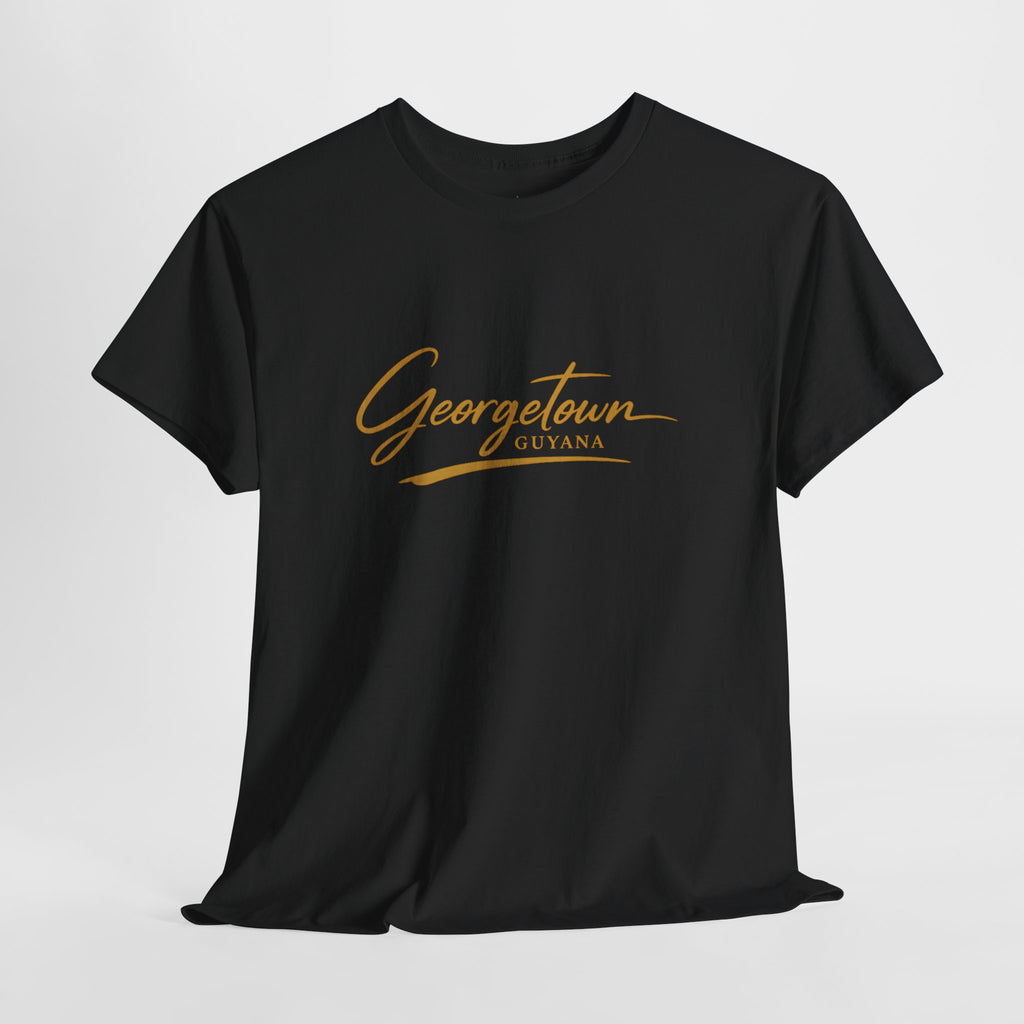 Georgetown Guyana Script Tee – Minimal Design T-Shirt