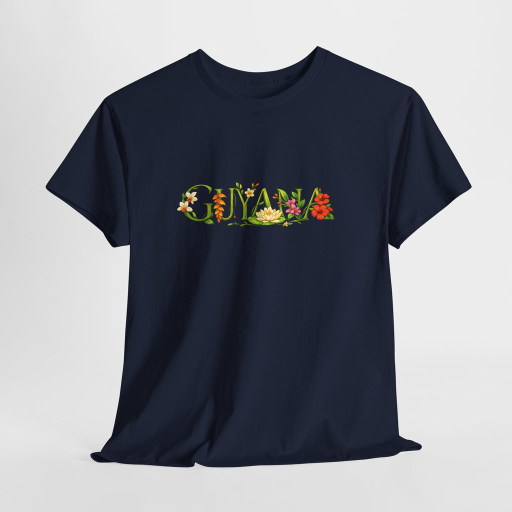 Guyana Floral Tee — Botanical Country Pride T-Shirt