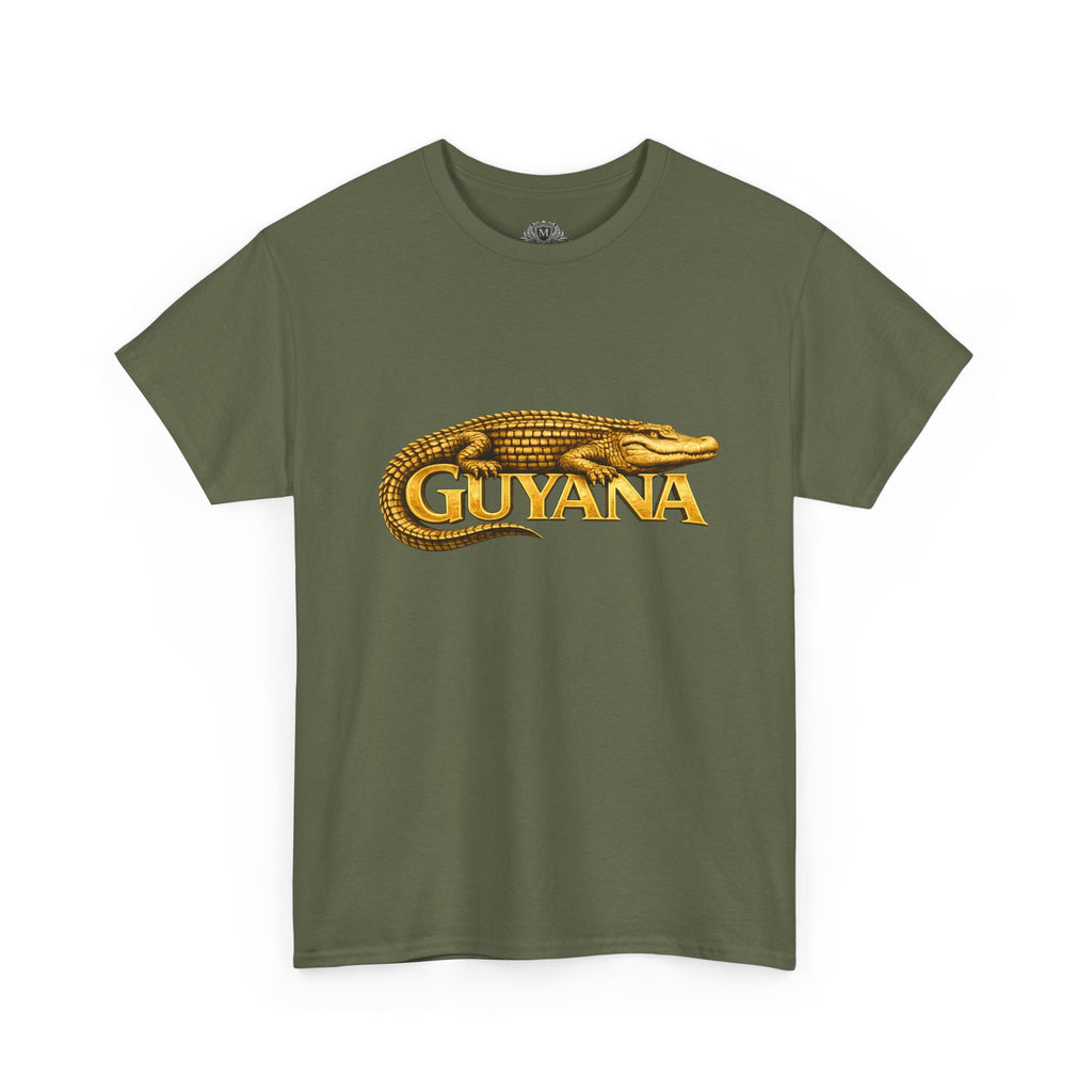 Guyana Golden Caiman Wildlife Graphic T-Shirt — Conservation Pride Tee