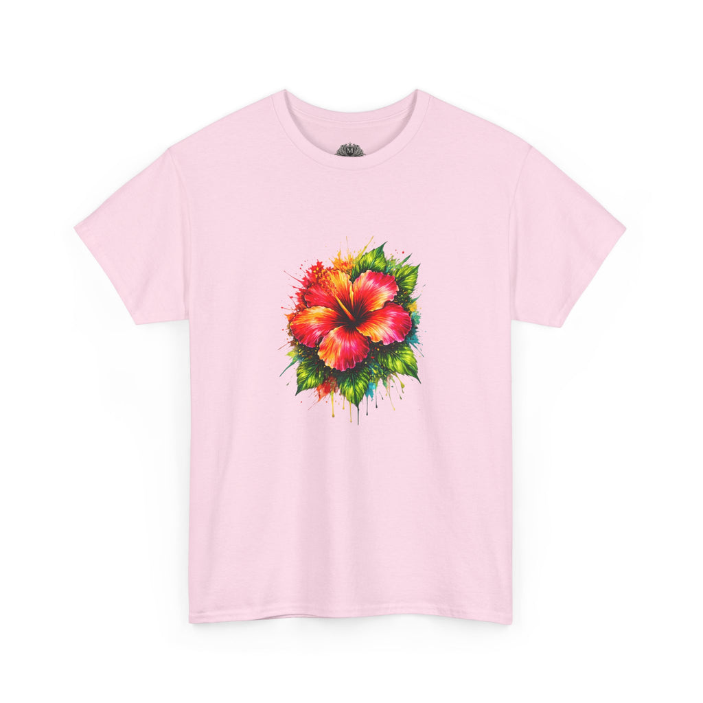 Hibiscus Watercolor Tee — Tropical Flower Graphic T-Shirt
