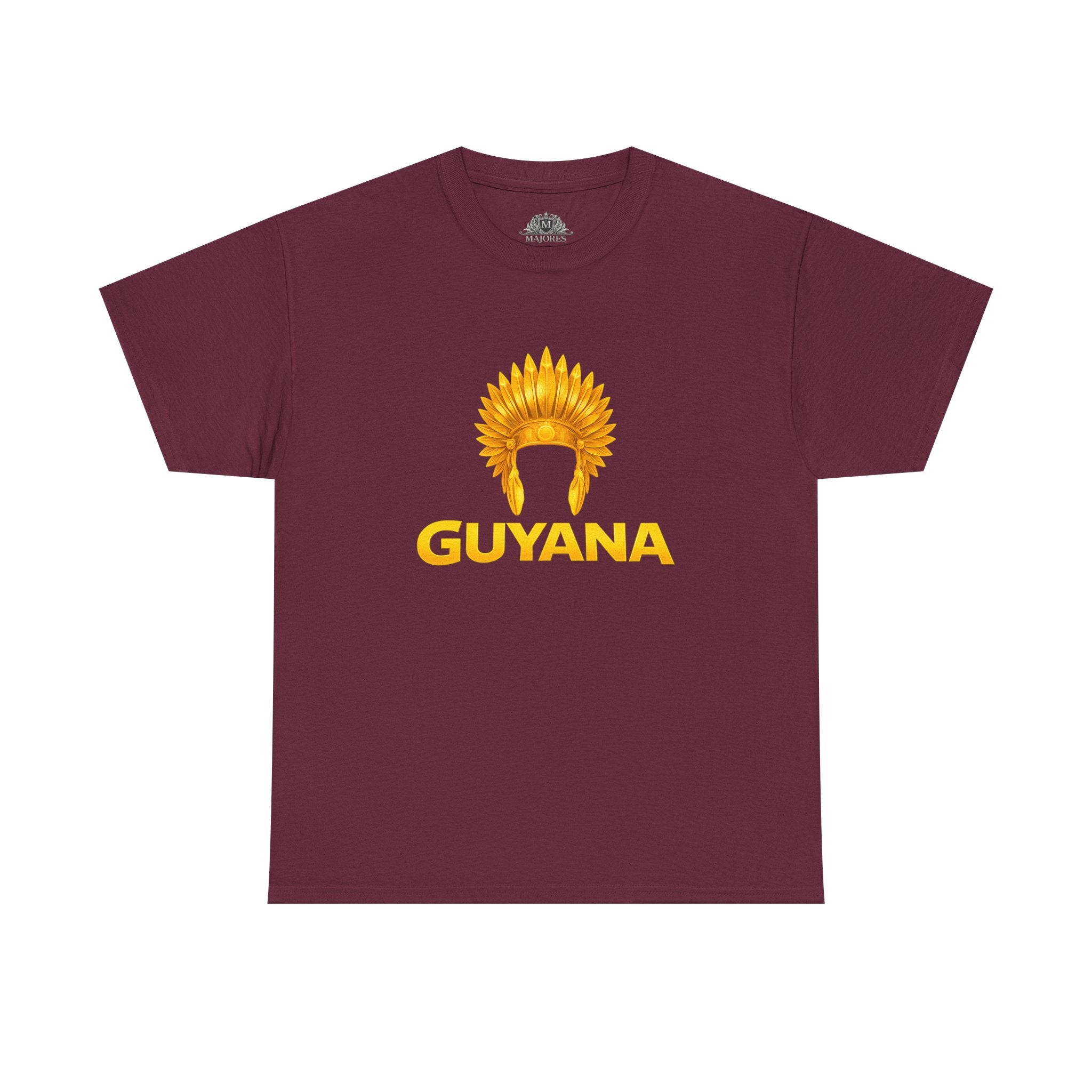 Guyana Native Headdress T-Shirt — Golden Tribal Tribute Tee