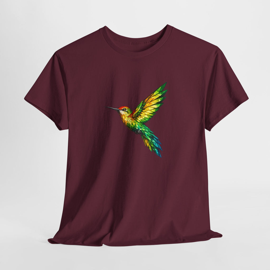 Guyana Rainforest Stained-Glass Hummingbird Tee — Biodiversity & Conservation