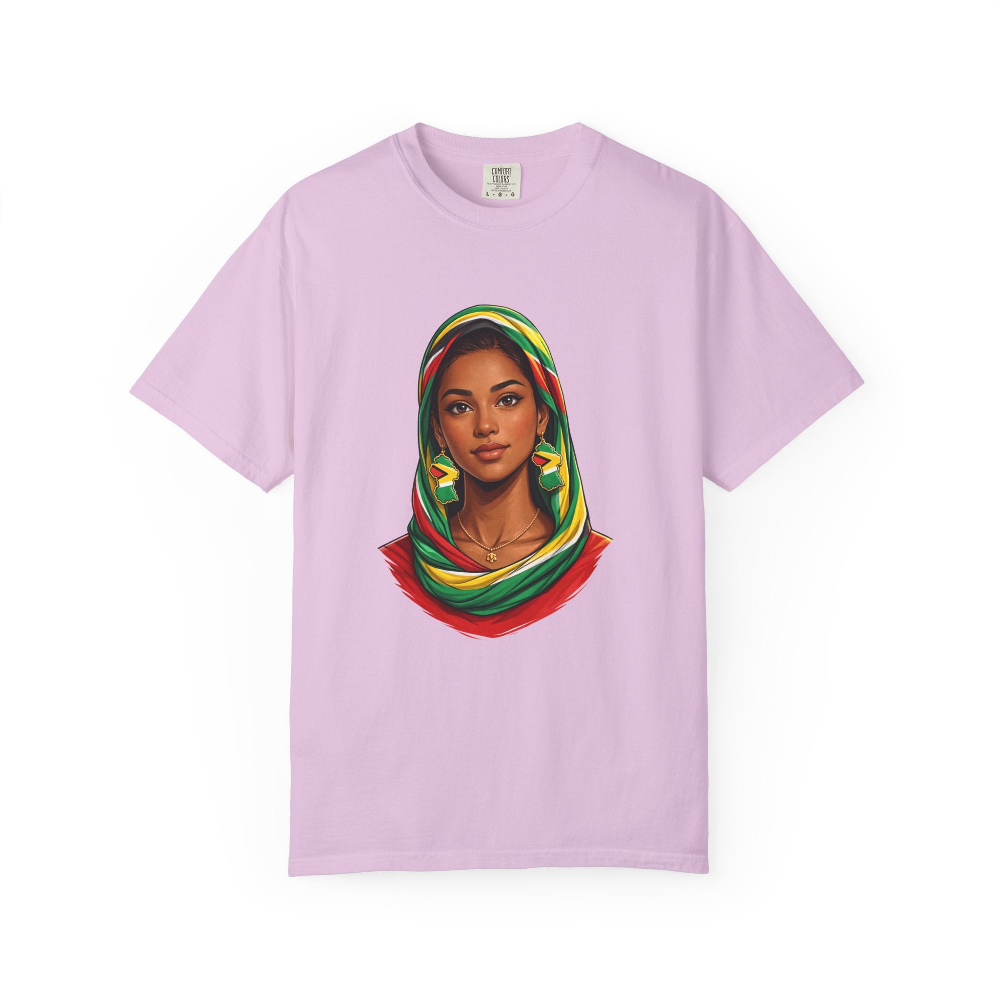 Indo Guyanese Woman Portrait with Headwrap — Unisex Tee