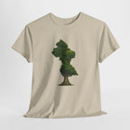 Guyana Map Tree Silhouette T‑Shirt