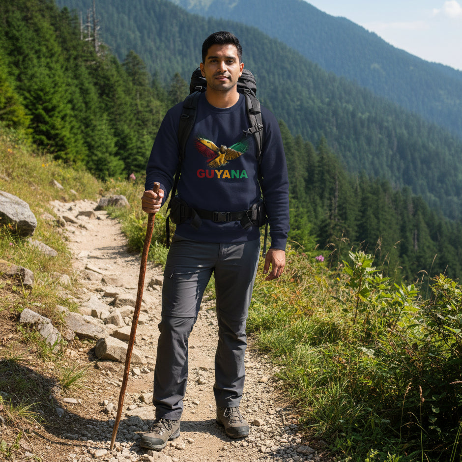 Harpy Eagle Sweatshirt — Guyana Wildlife Tribute Crewneck