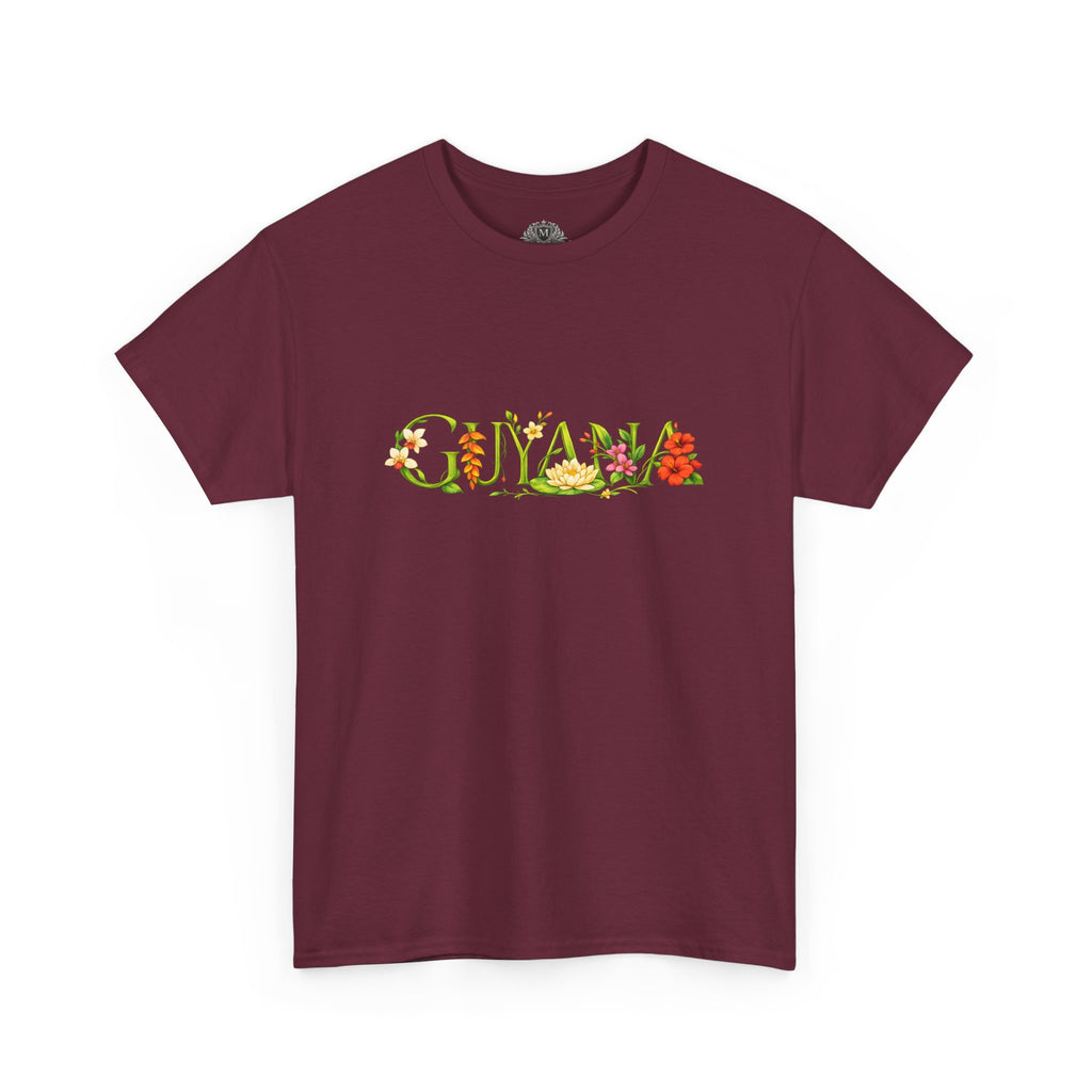 Guyana Floral Tee — Botanical Country Pride T-Shirt