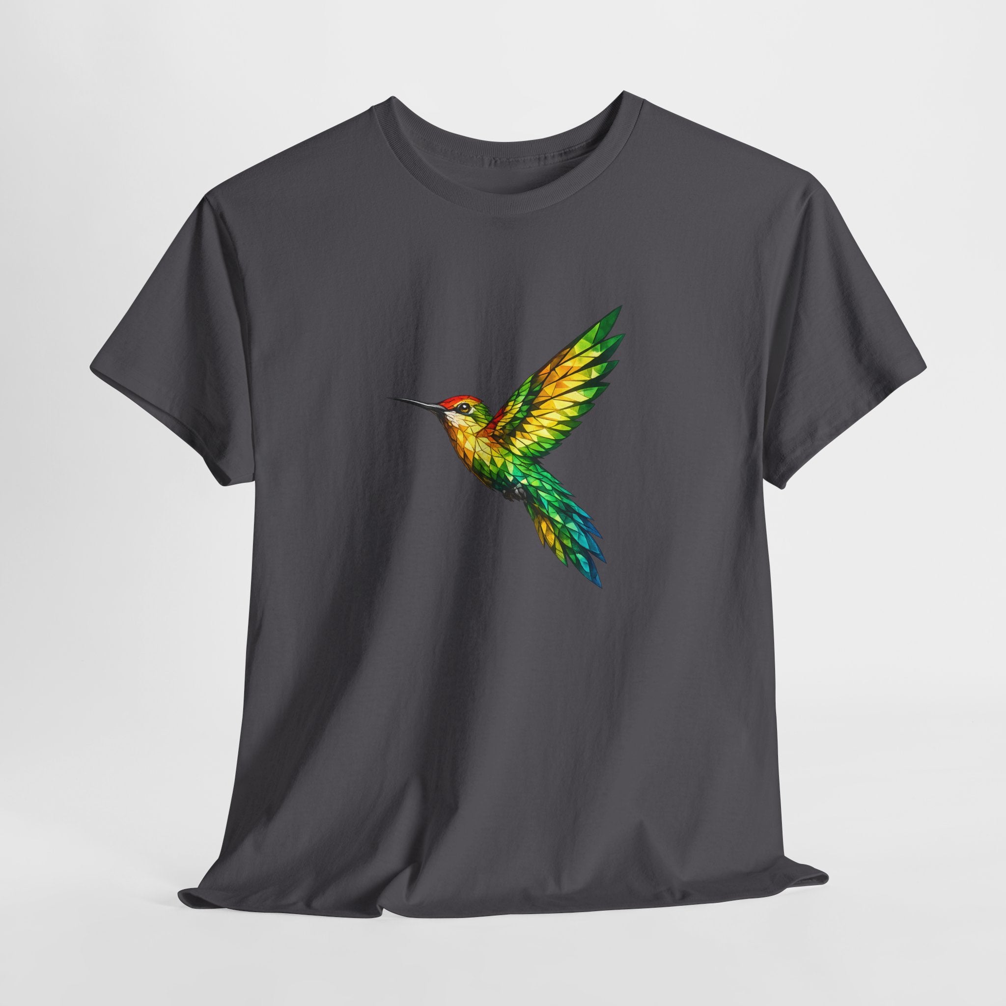 Guyana Rainforest Stained-Glass Hummingbird Tee — Biodiversity & Conservation