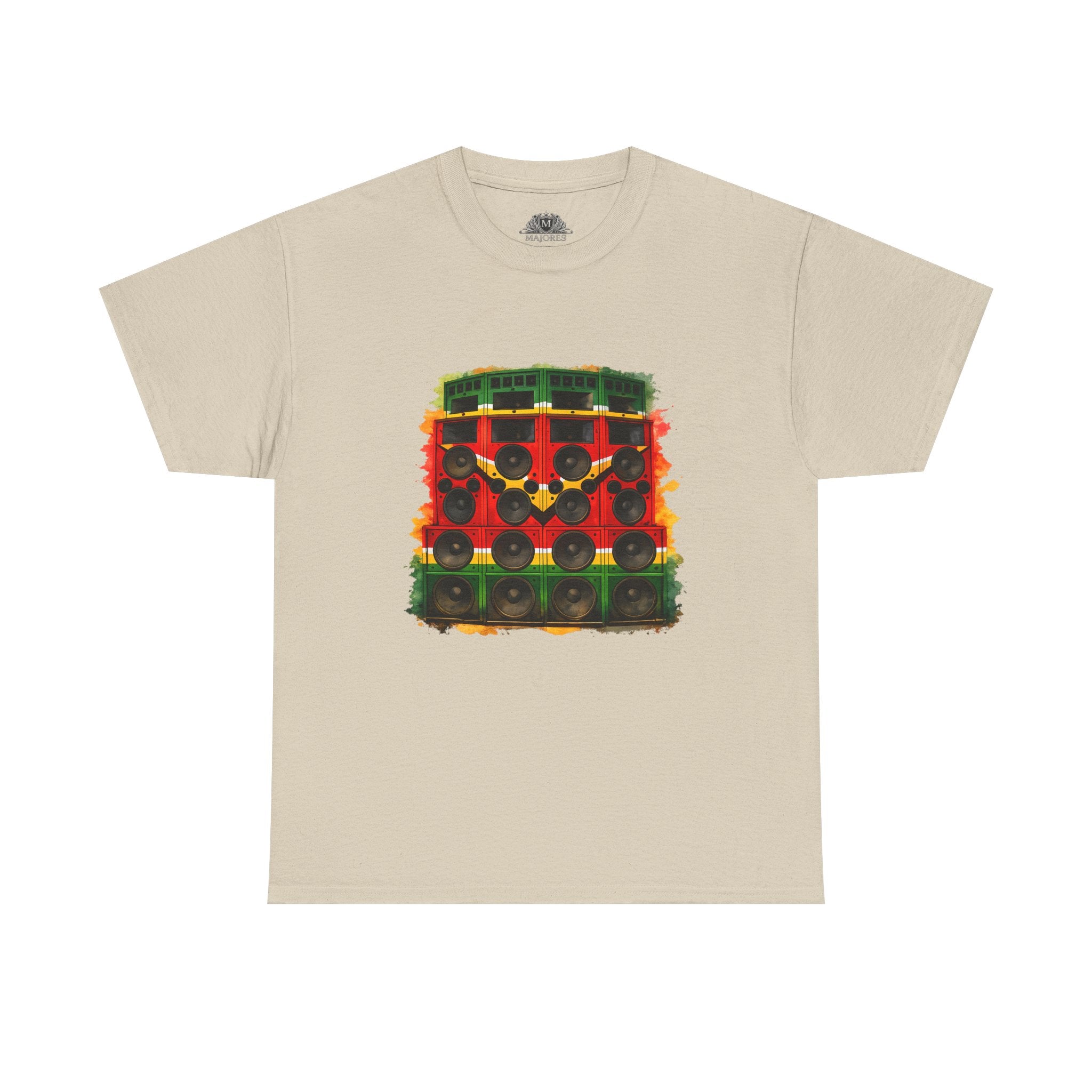 Reggae Sound System T‑Shirt – Speaker Stack Graphic Tee