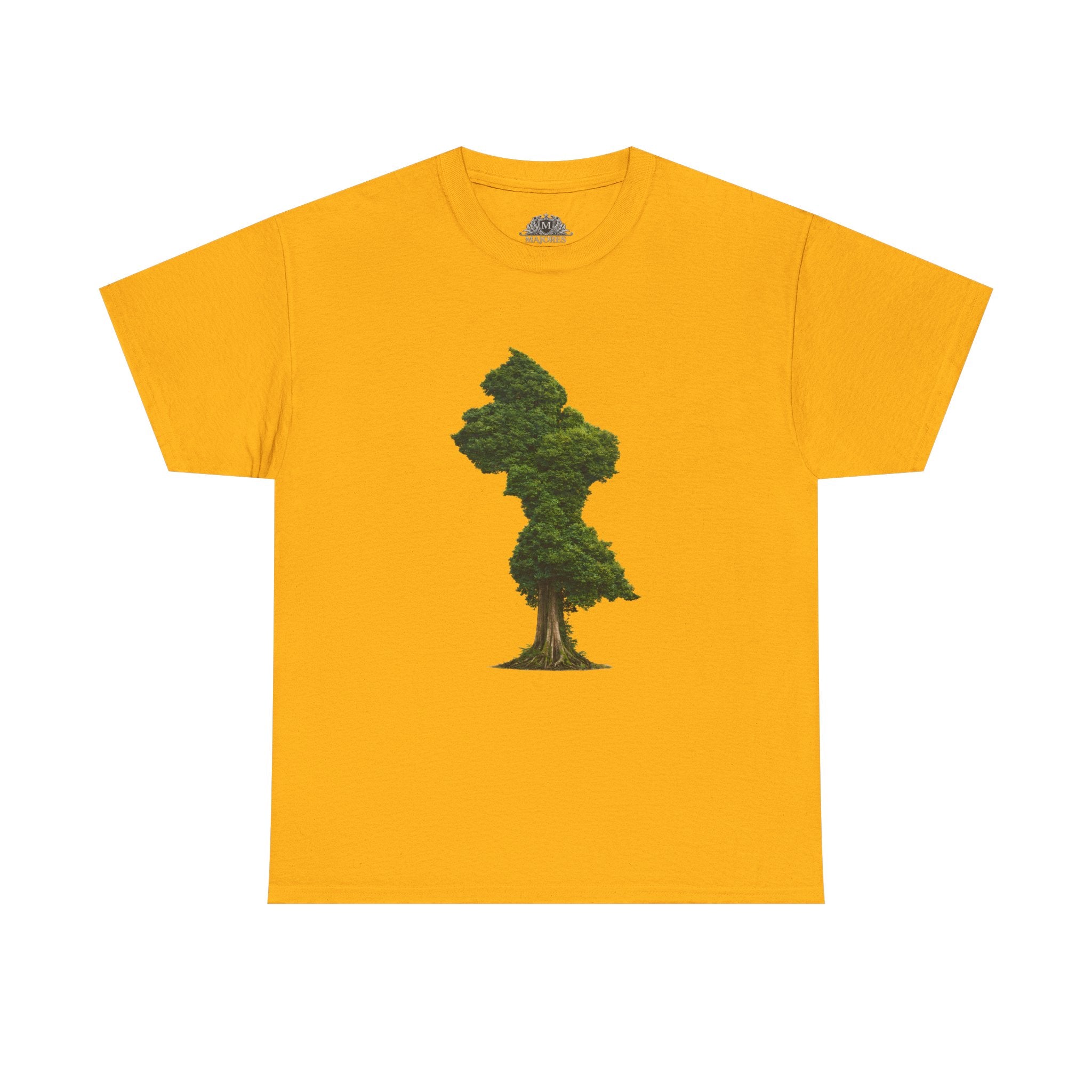 Guyana Map Tree Silhouette T‑Shirt