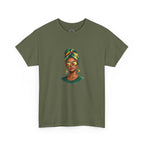 Afro Guyanese Headwrap Portrait T-Shirt — Afrocentric Art Tee