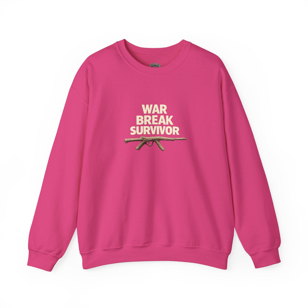War Break Survivor Crewneck Sweatshirt — Childhood Nostalgia