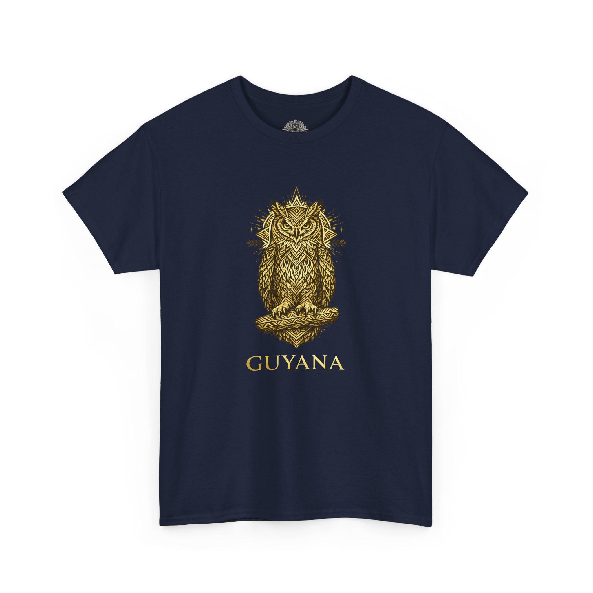 Guyana Tribal Striped Owl T-Shirt — Rainforest Conservation Tee