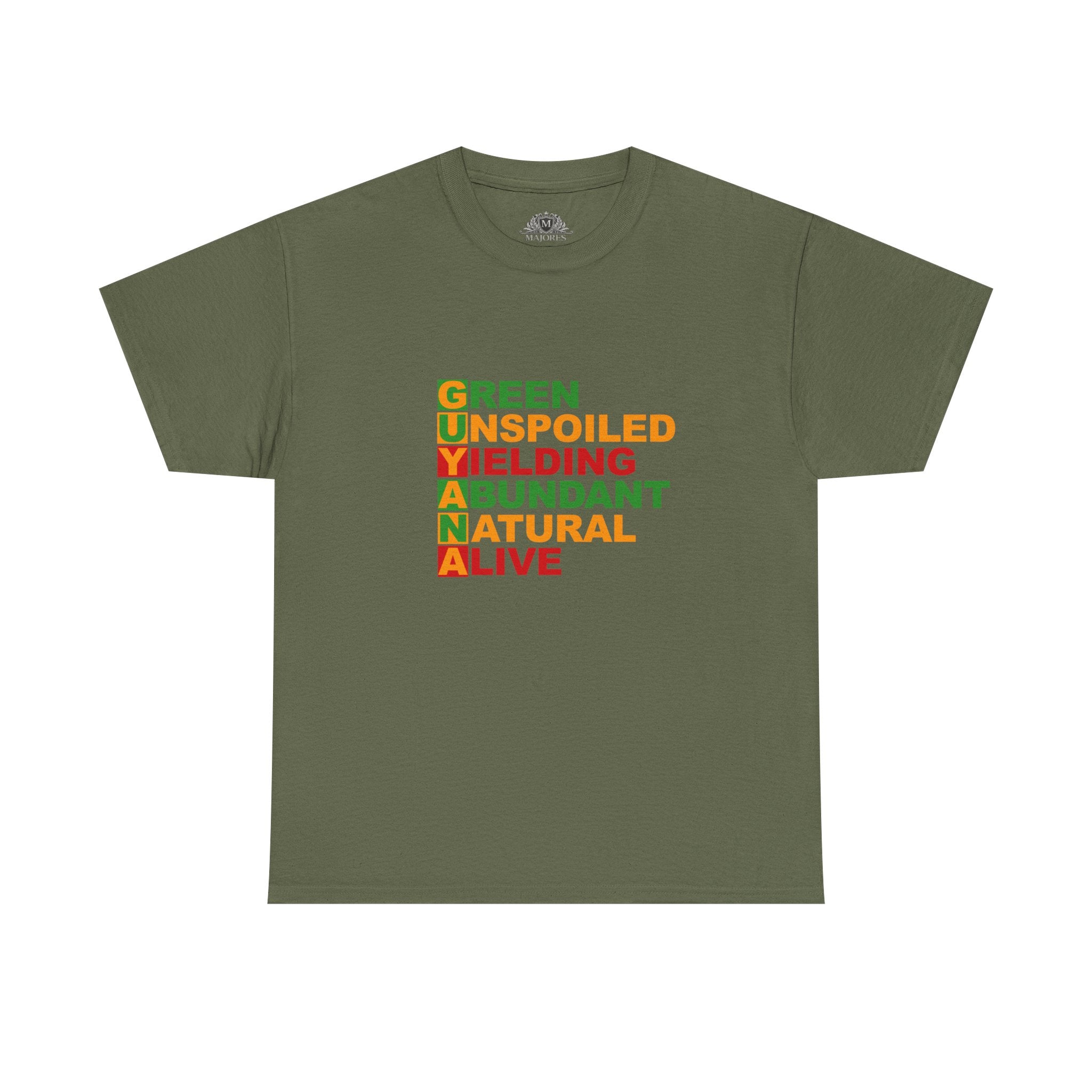 GUYANA Acrostic Design — Patriotic Eco Tee
