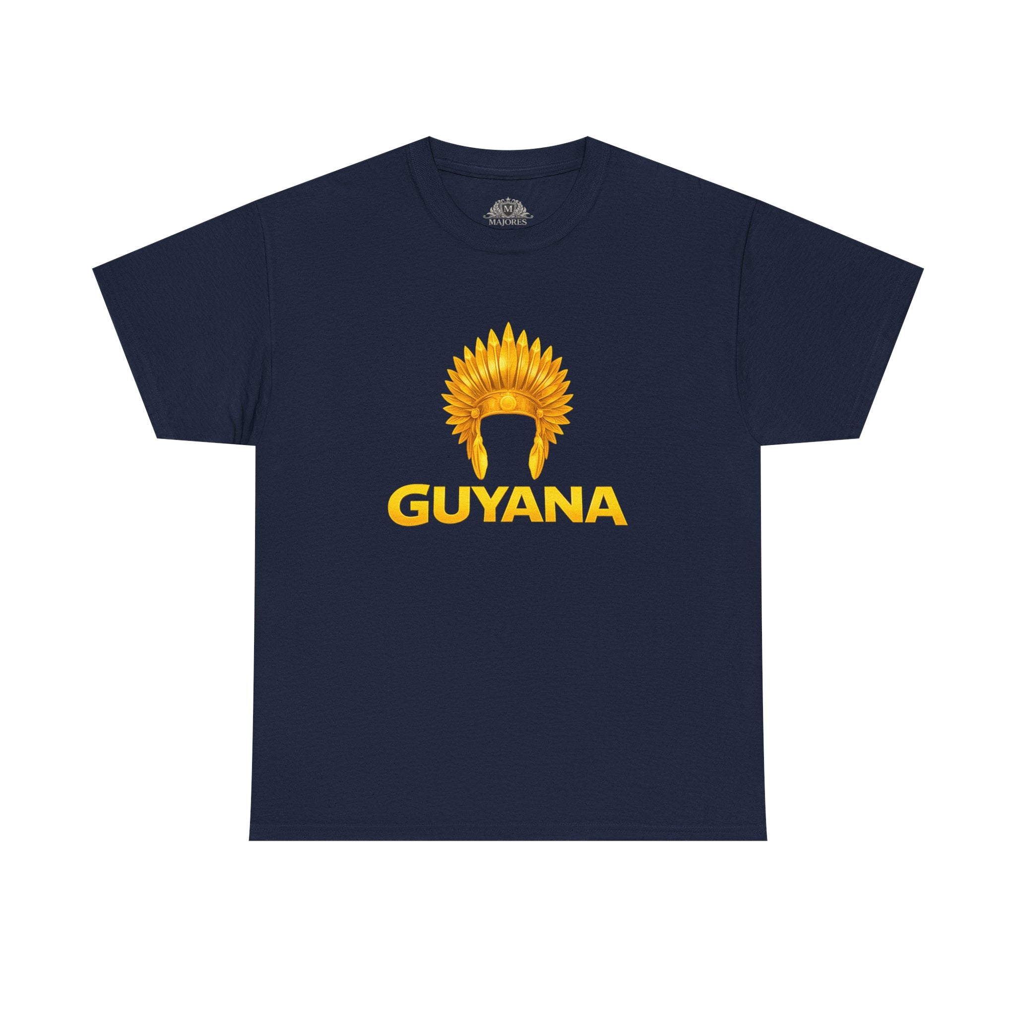Guyana Native Headdress T-Shirt — Golden Tribal Tribute Tee