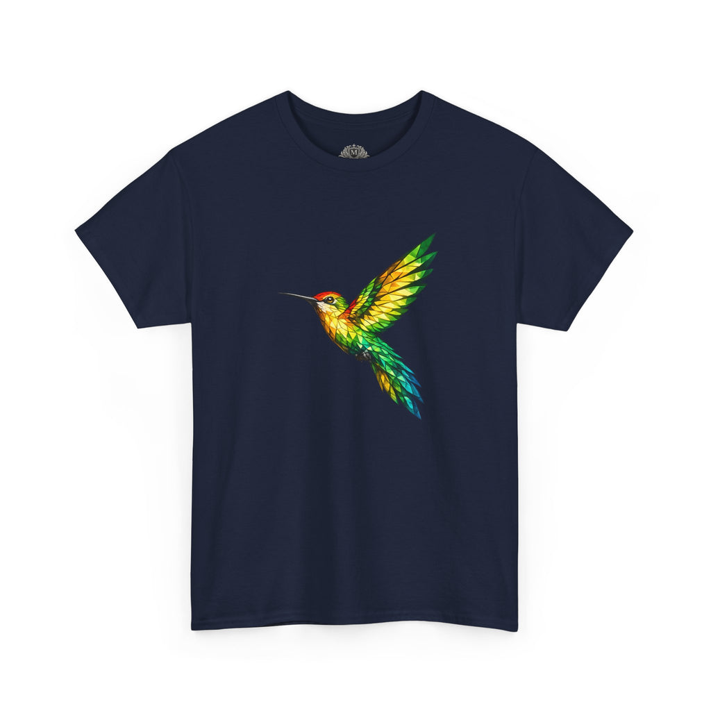 Guyana Rainforest Stained-Glass Hummingbird Tee — Biodiversity & Conservation