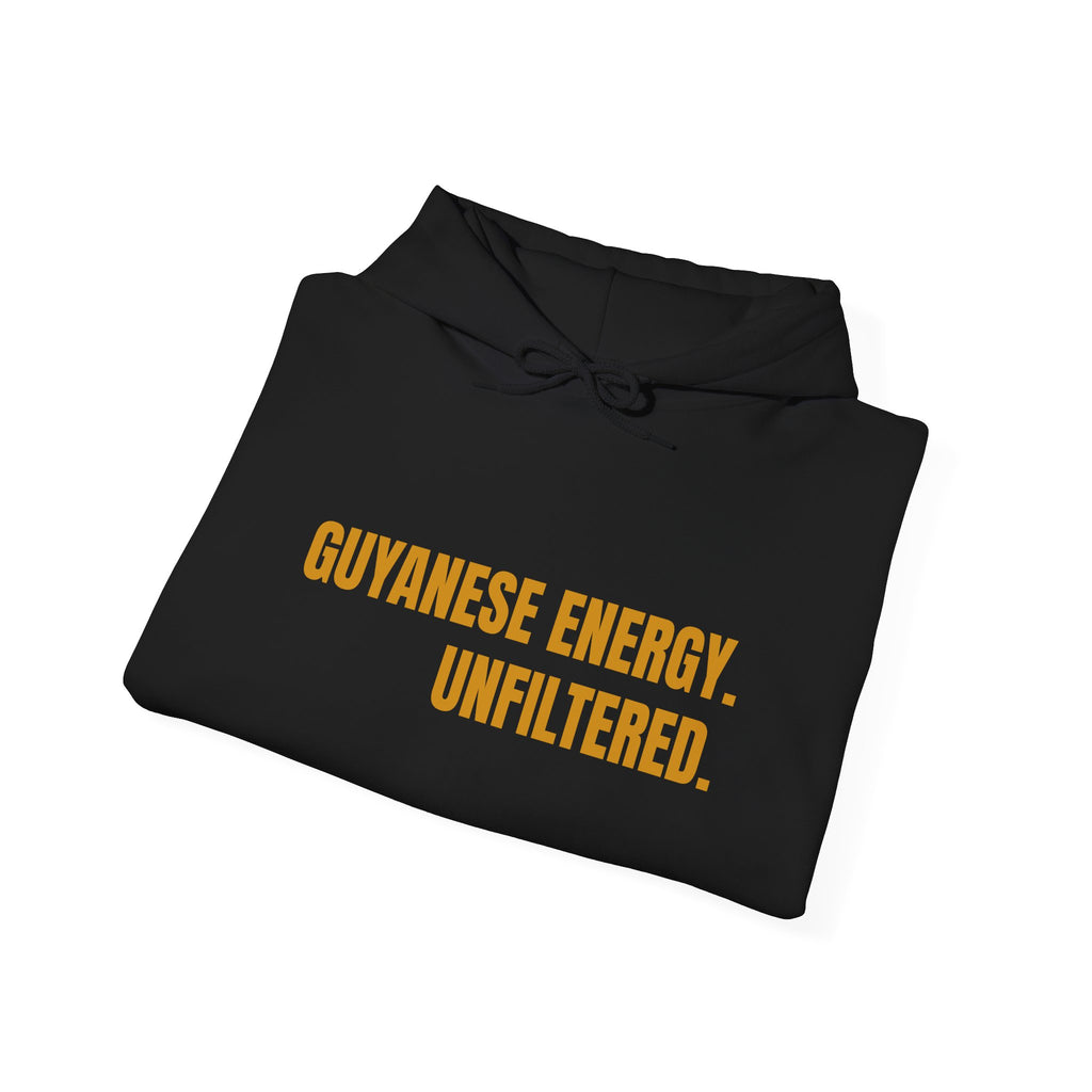 Guyanese Energy Unfiltered Hoodie — Bold Caribbean Pride