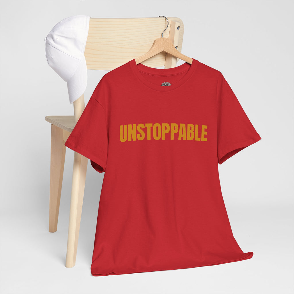 Unstoppable Tee — Motivational Graphic T-Shirt
