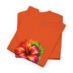 Hibiscus Watercolor Tee — Tropical Flower Graphic T-Shirt