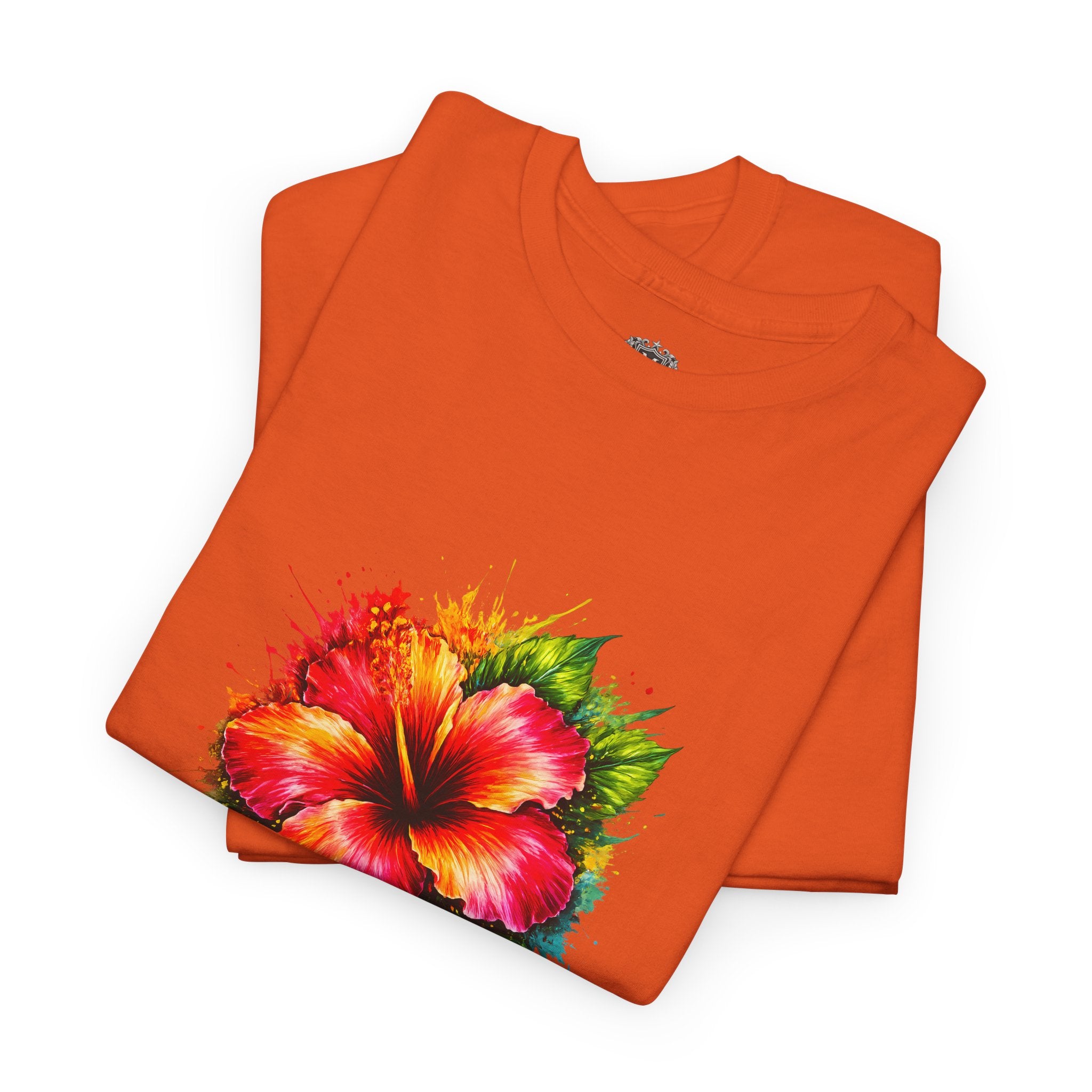 Hibiscus Watercolor Tee — Tropical Flower Graphic T-Shirt