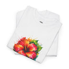 Hibiscus Watercolor Tee — Tropical Flower Graphic T-Shirt