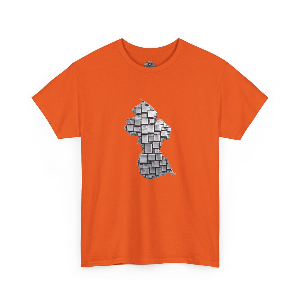 Guyana Geometric Map T-Shirt — Mineral Heritage Design