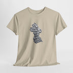 Guyana Geometric Map T-Shirt — Mineral Heritage Design