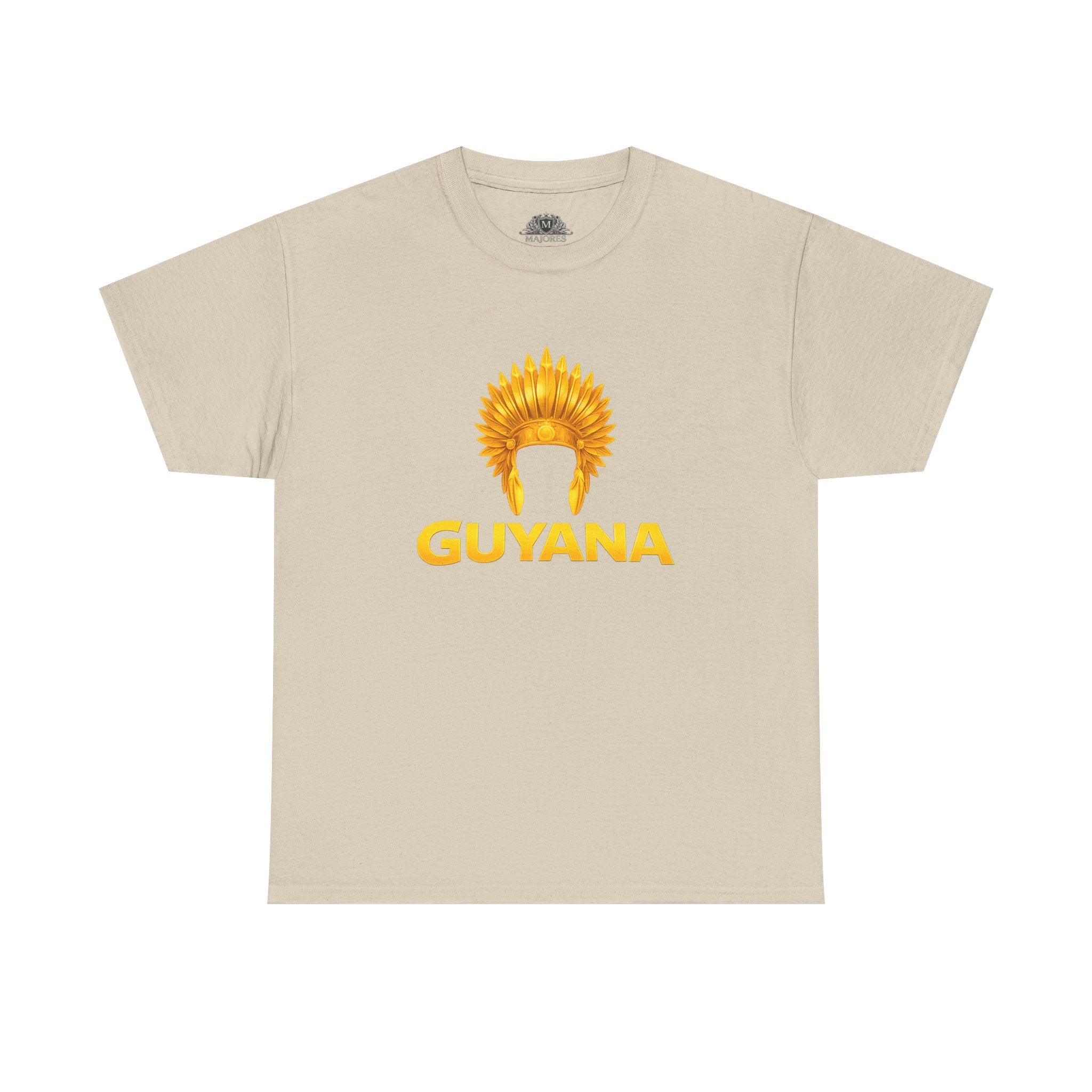 Guyana Native Headdress T-Shirt — Golden Tribal Tribute Tee