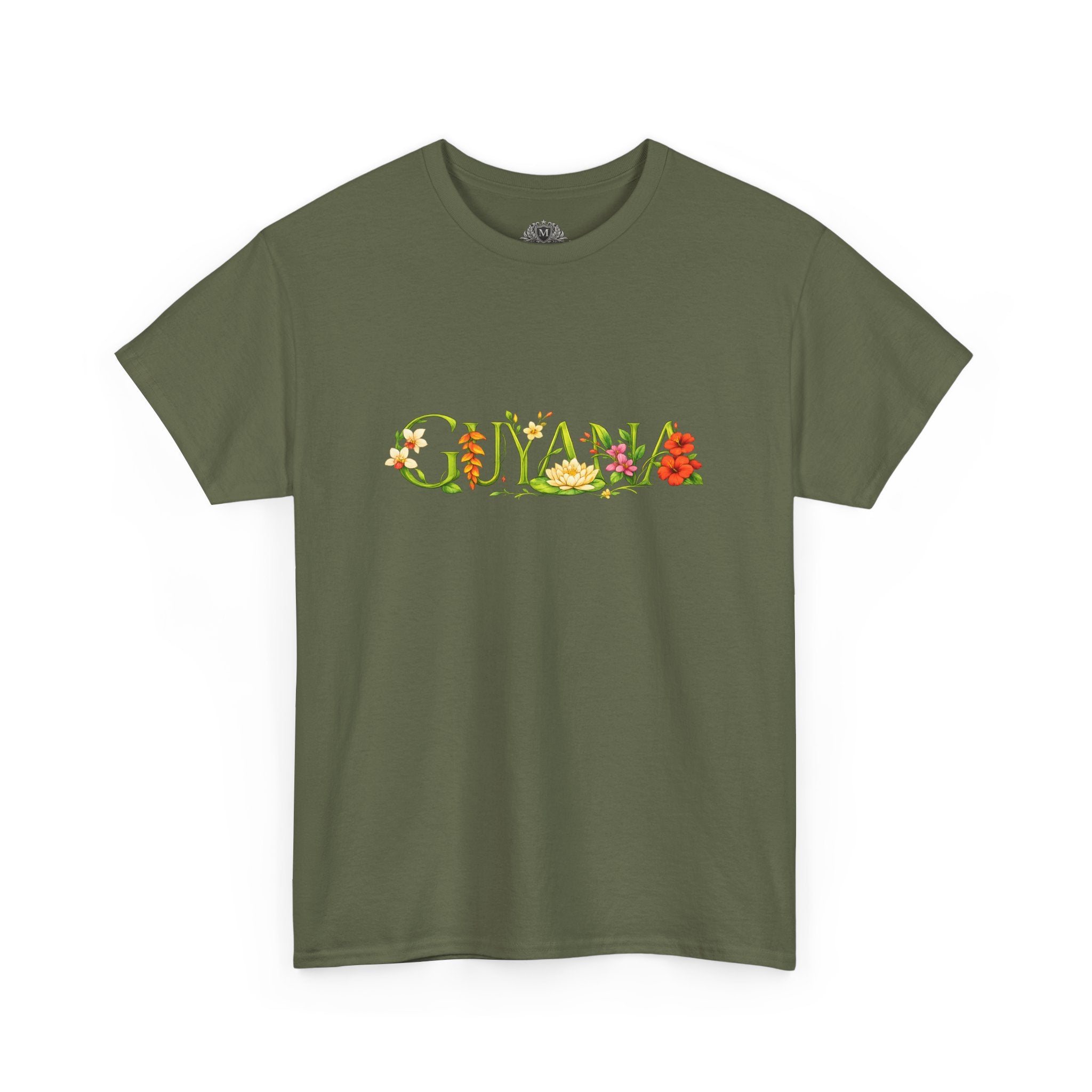 Guyana Floral Tee — Botanical Country Pride T-Shirt