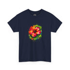 Hibiscus Watercolor Tee — Tropical Flower Graphic T-Shirt