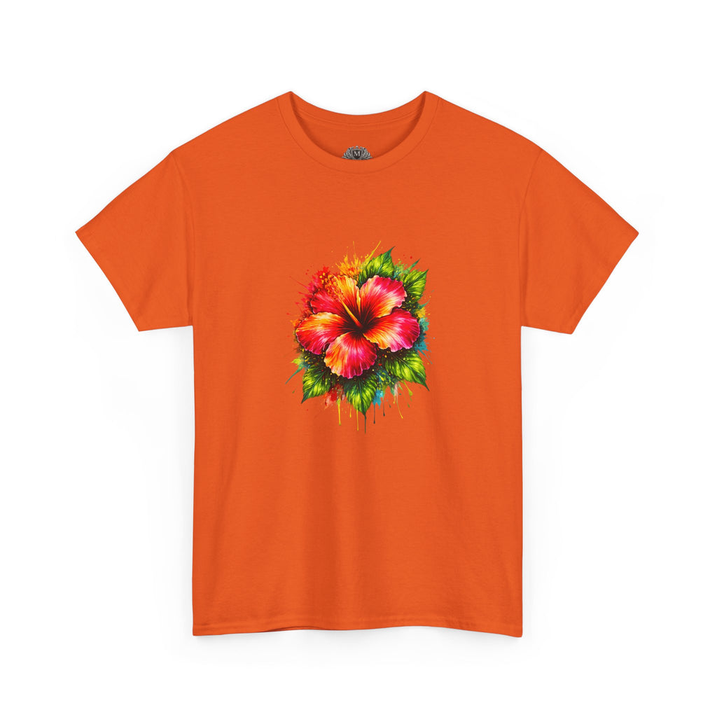 Hibiscus Watercolor Tee — Tropical Flower Graphic T-Shirt