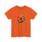 Hibiscus Watercolor Tee — Tropical Flower Graphic T-Shirt