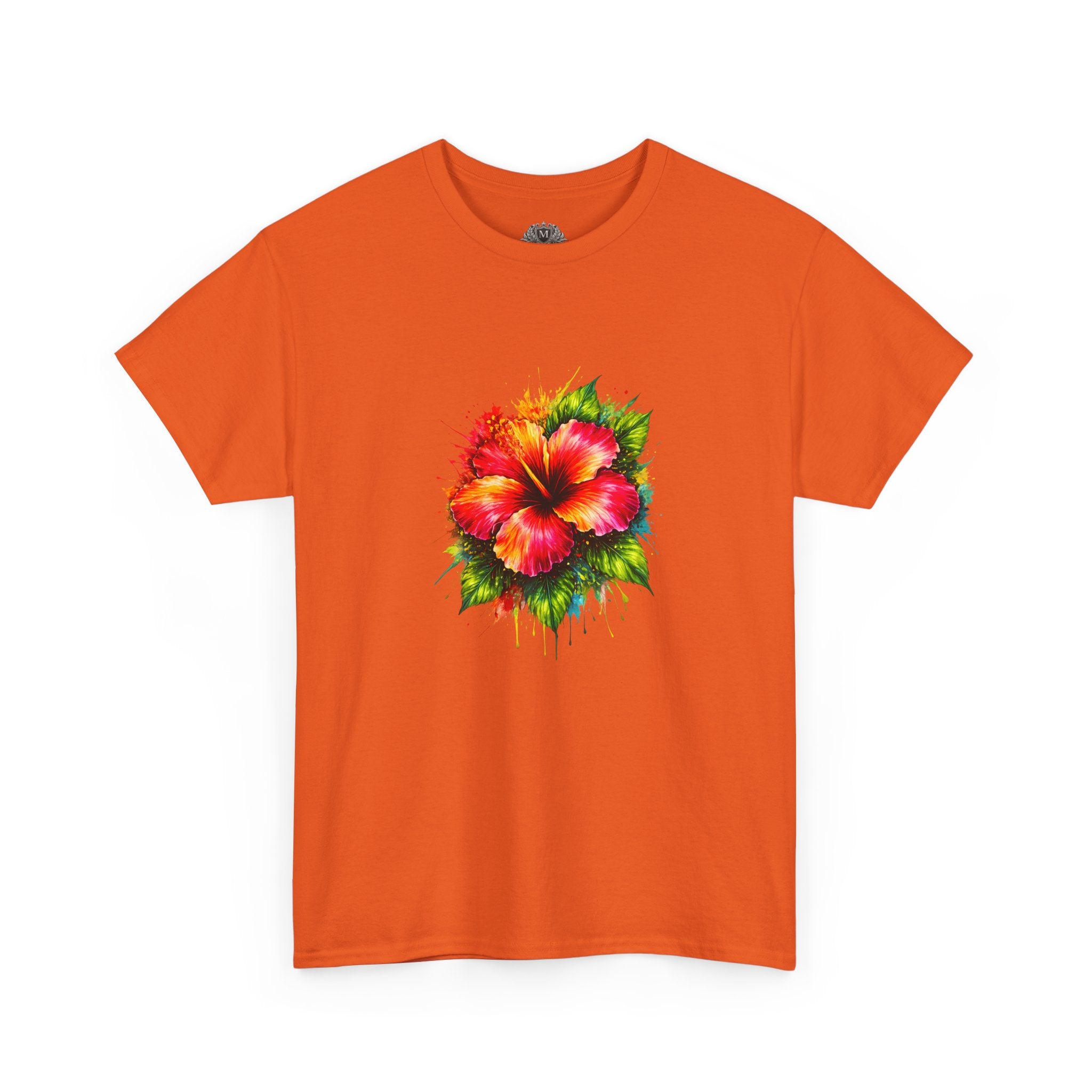 Hibiscus Watercolor Tee — Tropical Flower Graphic T-Shirt