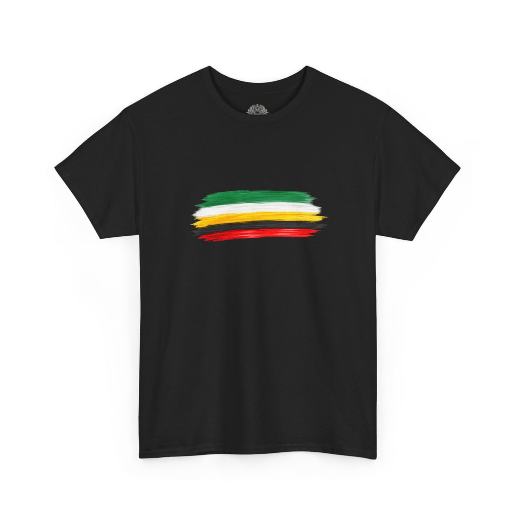 Guyana Flag Brushstroke T-Shirt — Modern Patriotic Pride Tee