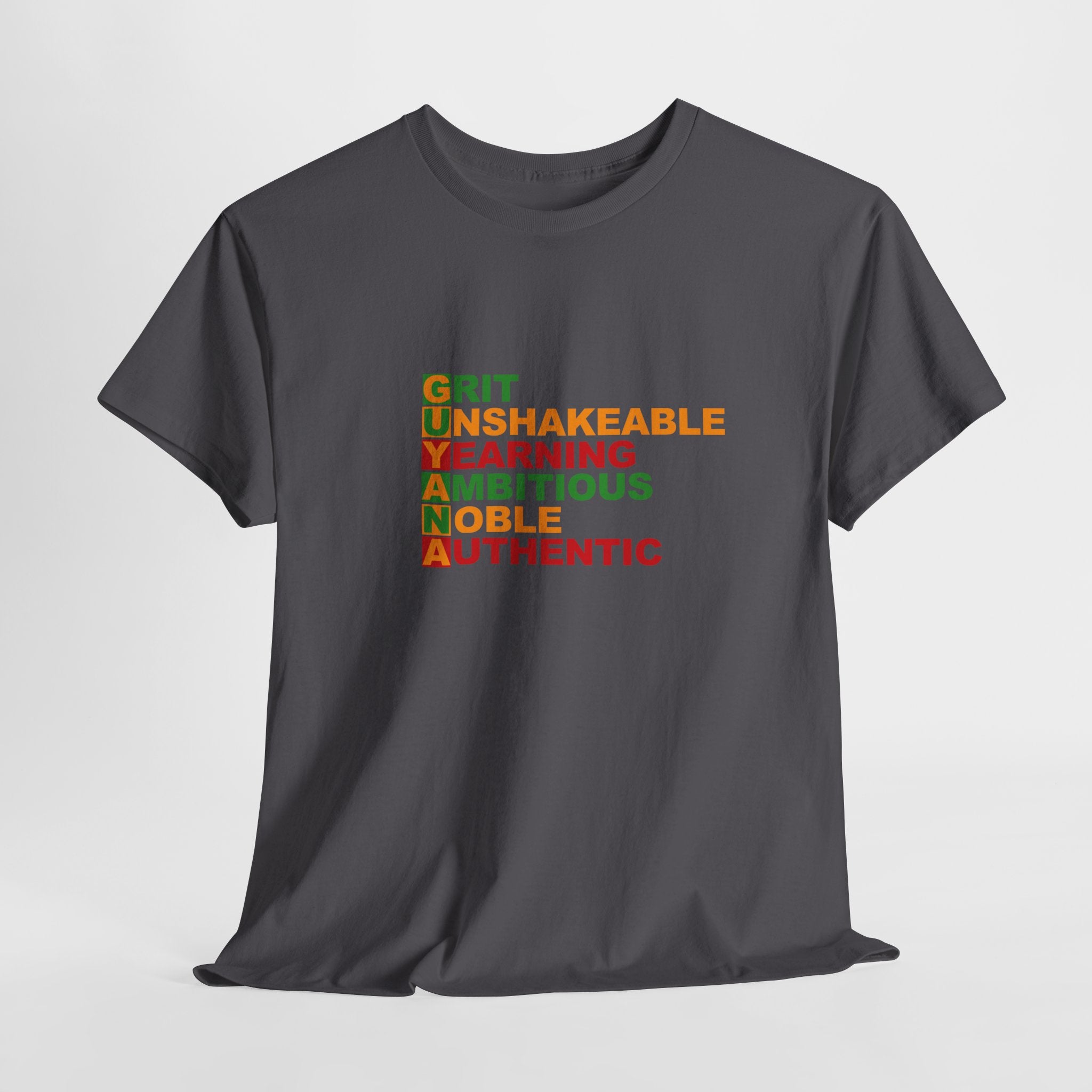 Motivational Guyana Acrostic Tee — Eco Tee