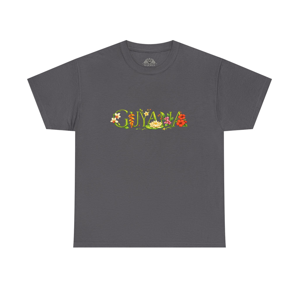 Guyana Floral Tee — Botanical Country Pride T-Shirt