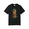 Afro Guyanese Woman Portrait with Headwrap & Sunglasses — Unisex Tee
