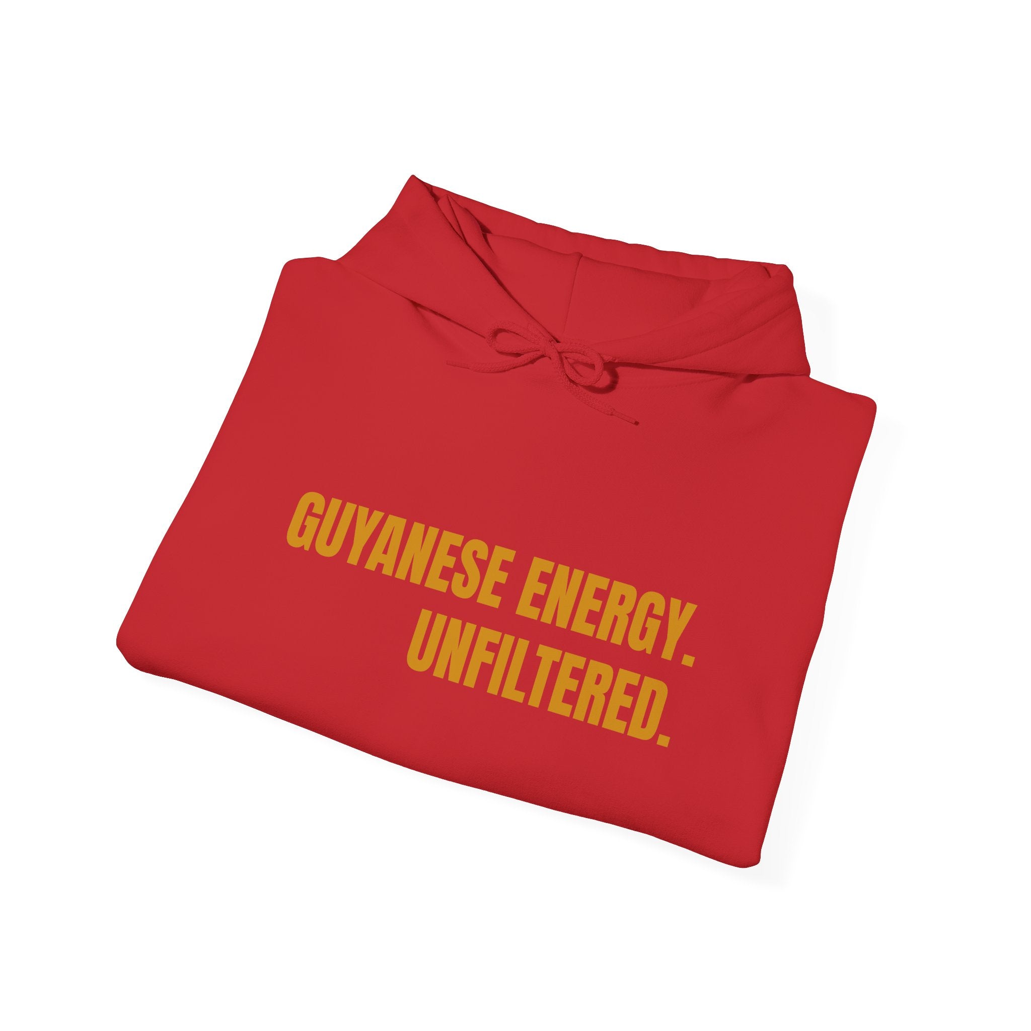 Guyanese Energy Unfiltered Hoodie — Bold Caribbean Pride
