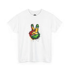 Guyana Flag Peace Sign T-Shirt — Hope & Unity Tee