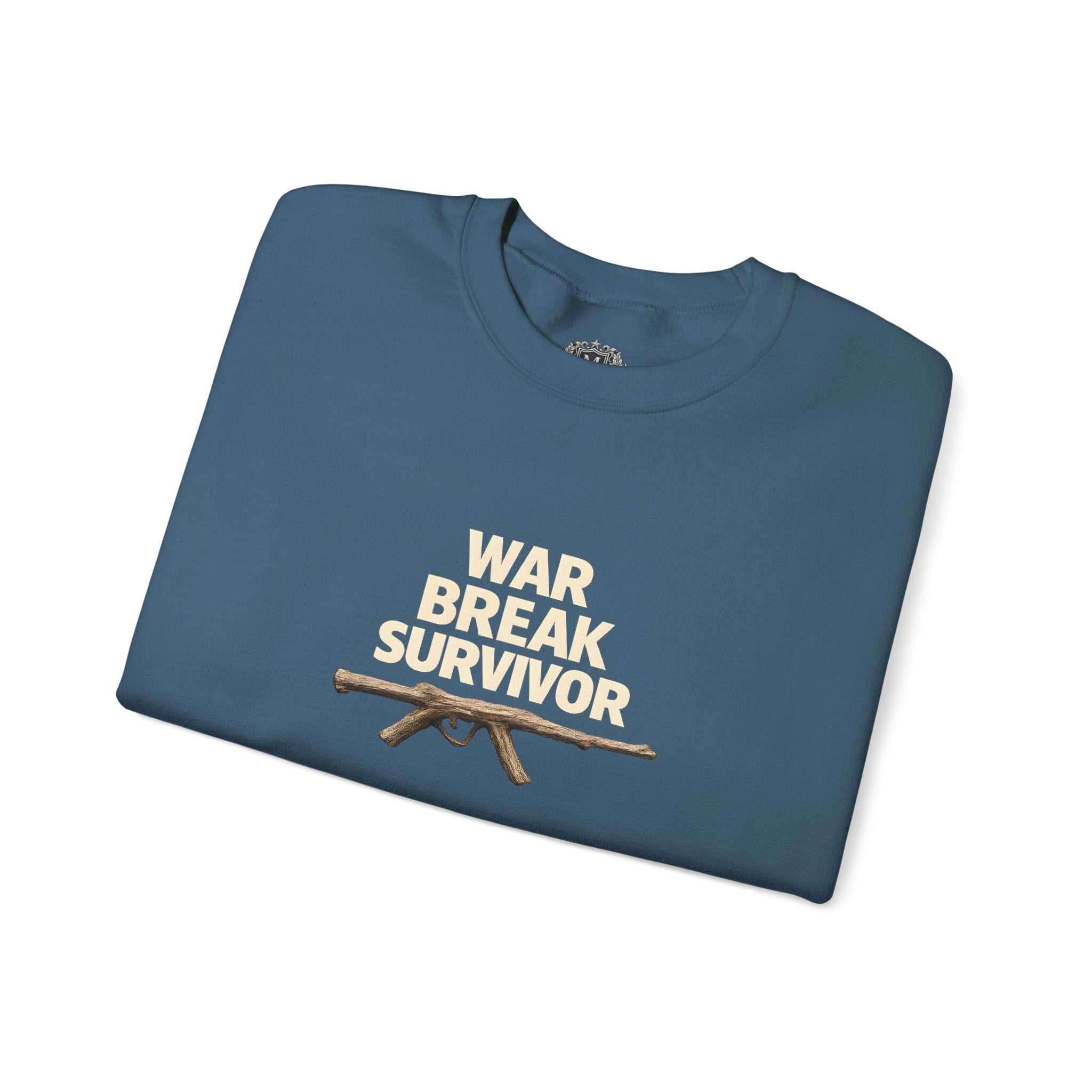 War Break Survivor Crewneck Sweatshirt — Childhood Nostalgia