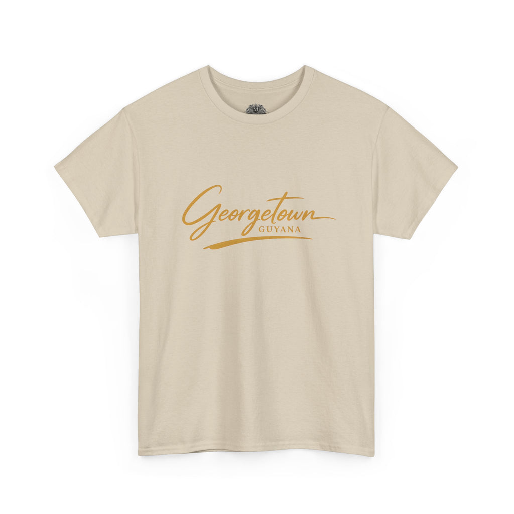 Georgetown Guyana Script Tee – Minimal Design T-Shirt