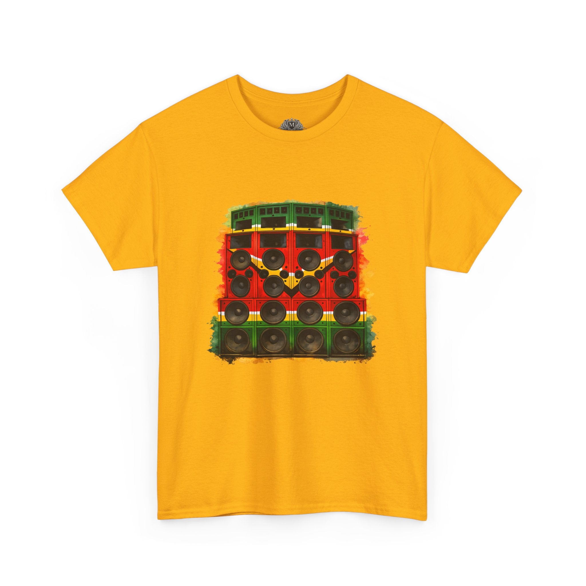 Reggae Sound System T‑Shirt – Speaker Stack Graphic Tee