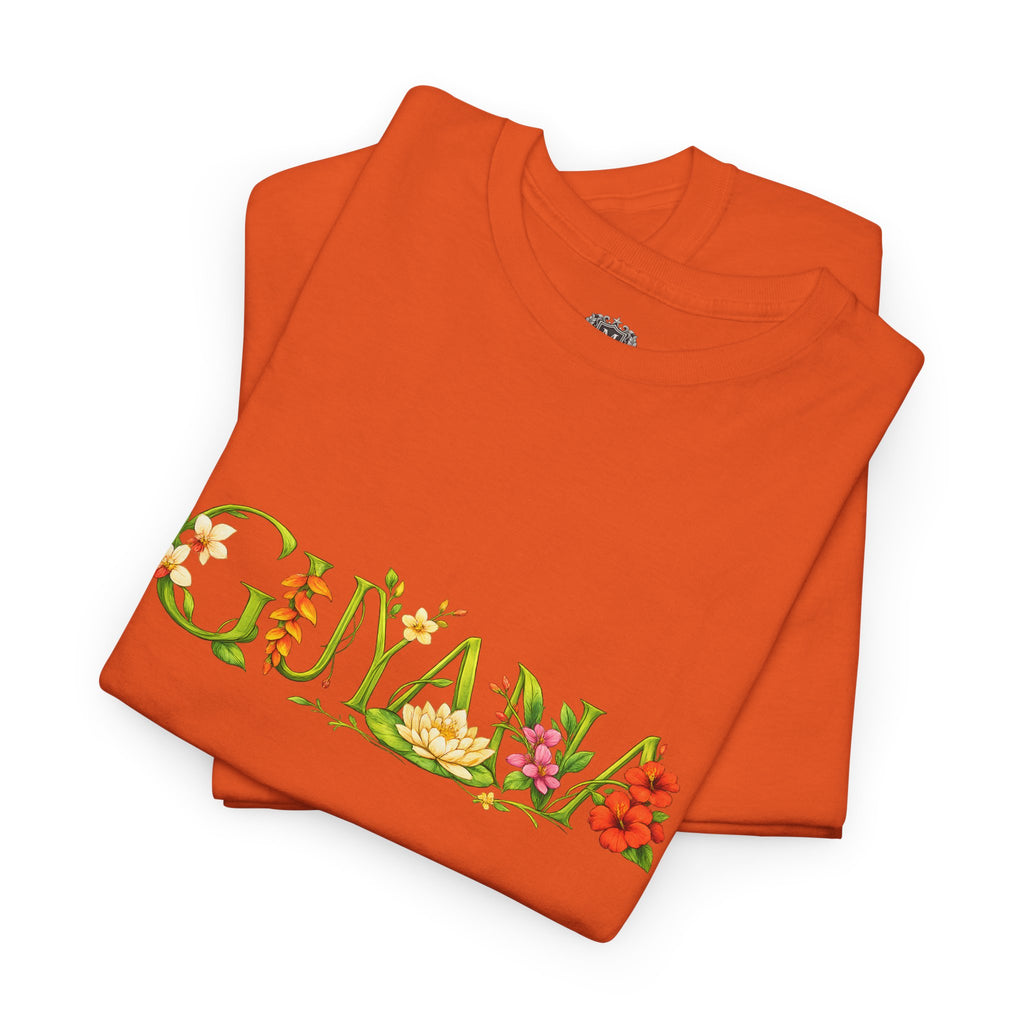 Guyana Floral Tee — Botanical Country Pride T-Shirt