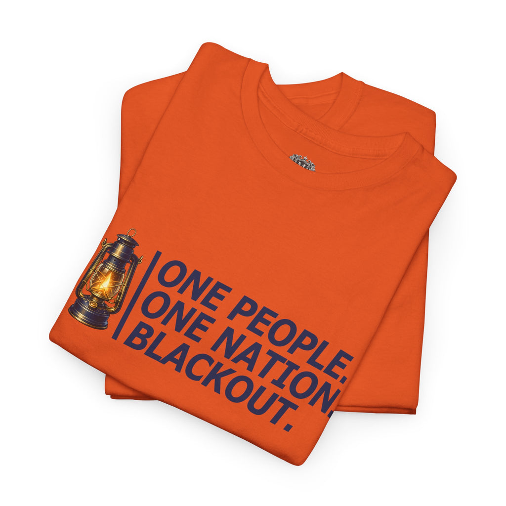 "One People. One Nation. Blackout." Lantern Graphic Tee