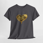 Beautiful Guyana Floral Heart Tee