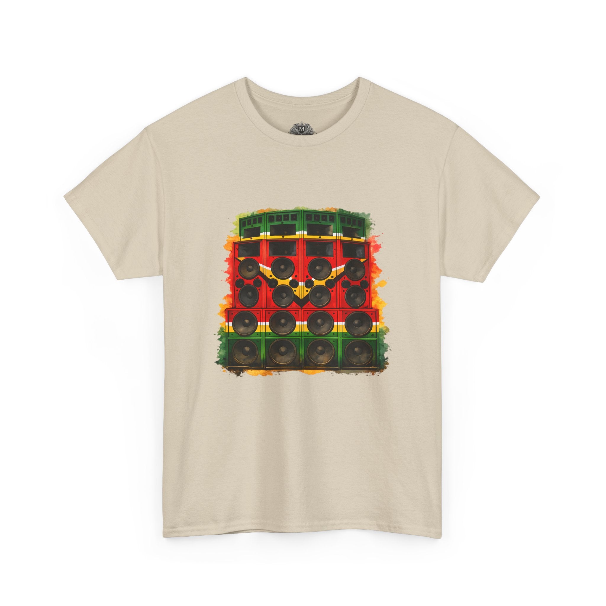 Reggae Sound System T‑Shirt – Speaker Stack Graphic Tee