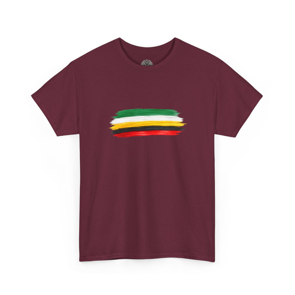 Guyana Flag Brushstroke T-Shirt — Modern Patriotic Pride Tee