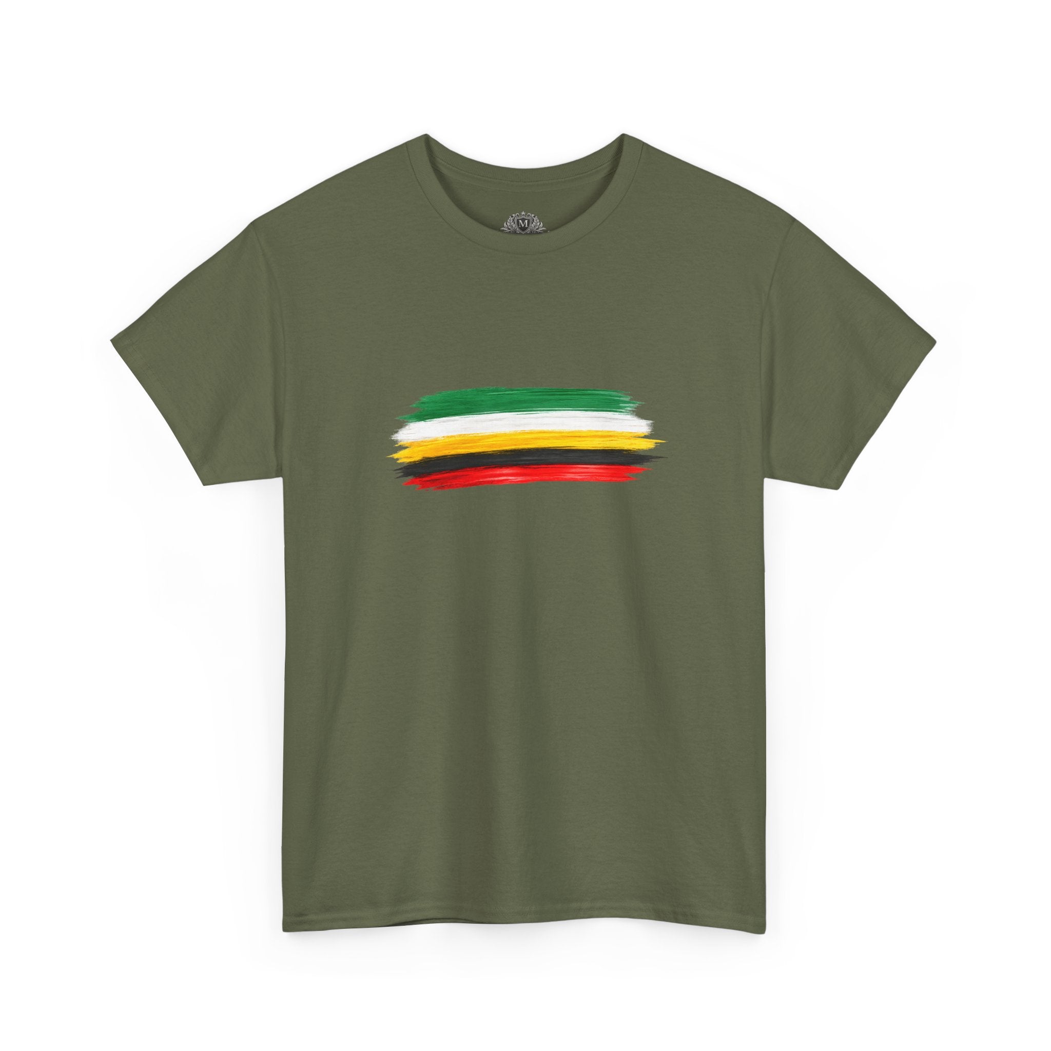 Guyana Flag Brushstroke T-Shirt — Modern Patriotic Pride Tee