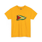 Guyana Flag Paint Splash T-Shirt — Patriotic Caribbean Tee