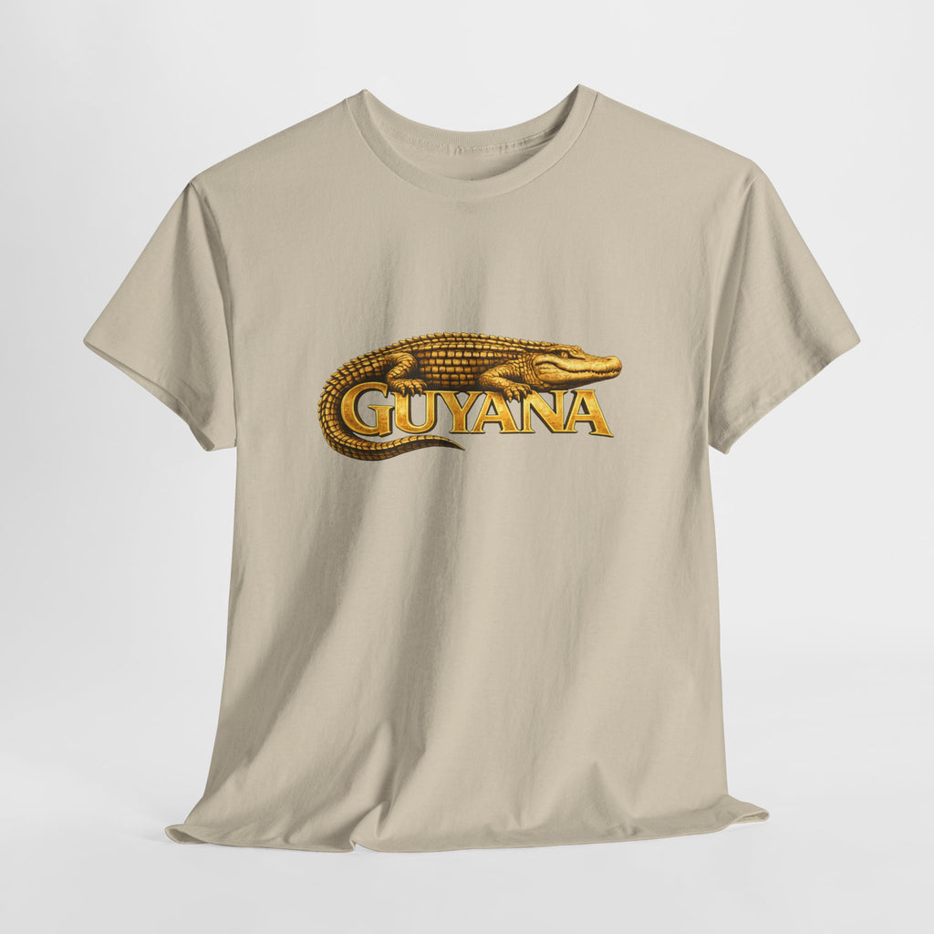 Guyana Golden Caiman Wildlife Graphic T-Shirt — Conservation Pride Tee